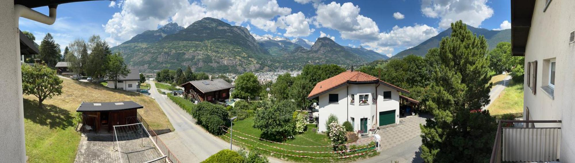 Grosse, Schoene Wohnung Im Gruenen Brig-Glis Exterior foto